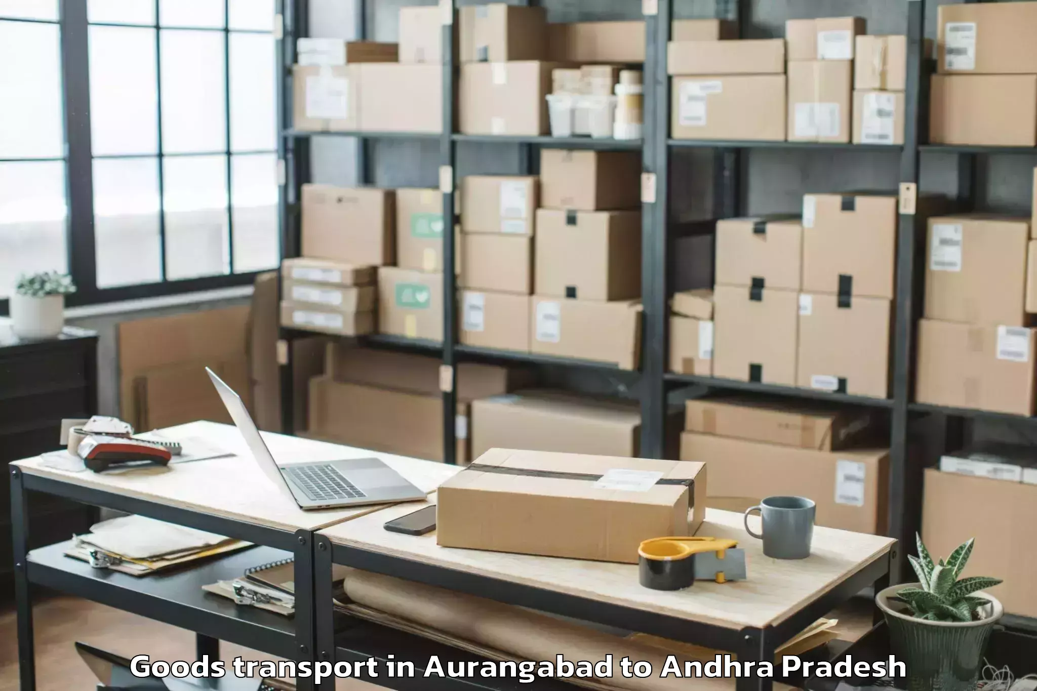 Top Aurangabad to Therlam Goods Transport Available